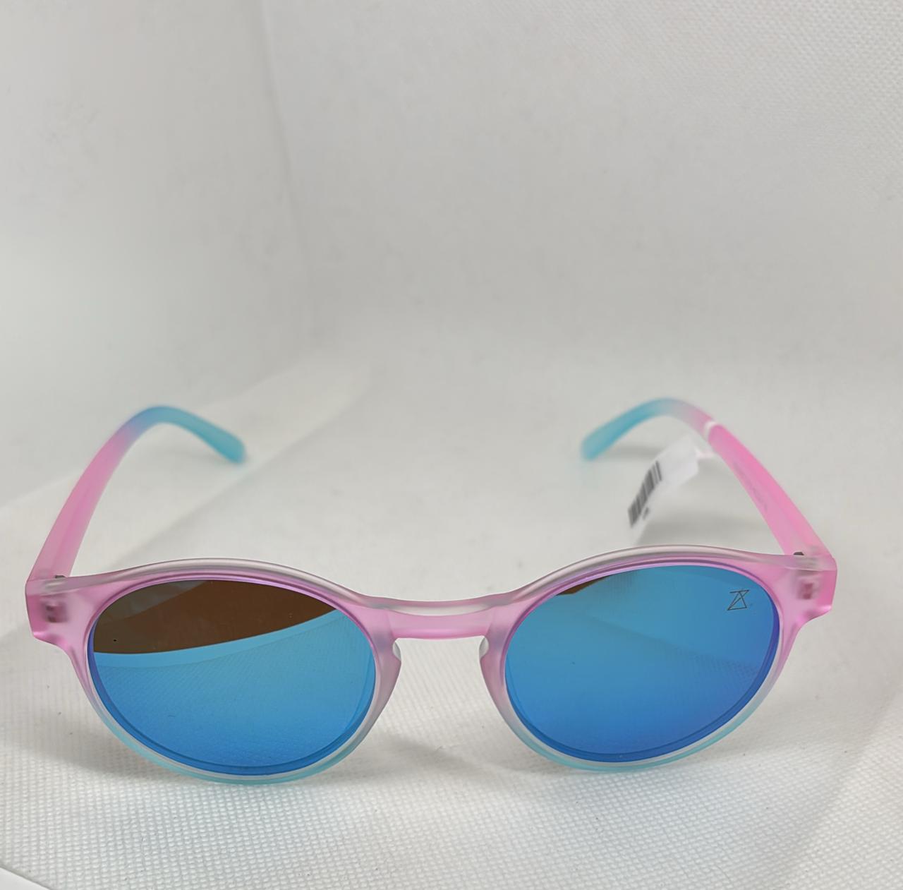 Oculos Zora impulse 0662 C143 azul Degradê Rosa